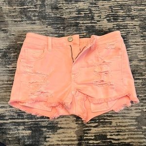American eagle pink shorts